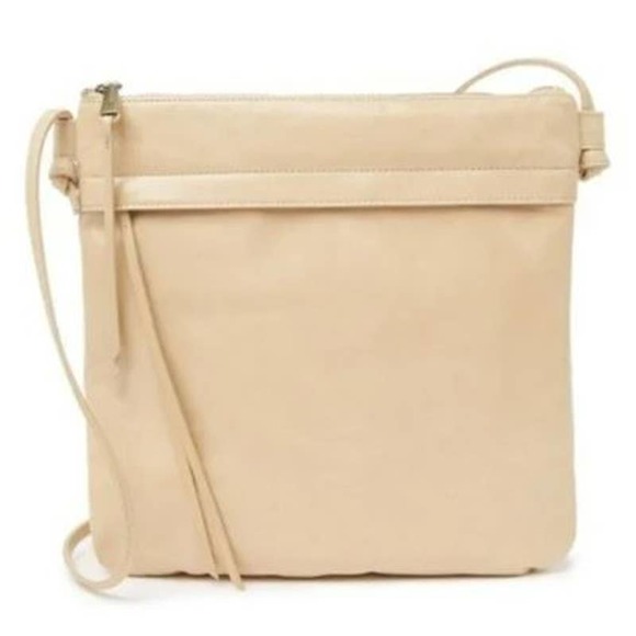 NWT Hobo International Leather Stark Vintage Crossbody Bag Parchment Cream - Picture 1 of 8